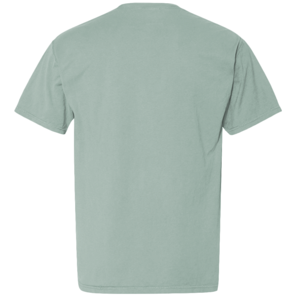 ComfortWash by Hanes Unisex Garment-Dyed Pocket T-Shirt, Cypress Green, Back view