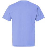 ComfortWash by Hanes Unisex Garment-Dyed Pocket T-Shirt, Deep Forte Blue, Back view
