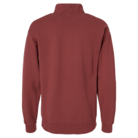 ComfortWash by Hanes Unisex Garment-Dyed Quarter-Zip Sweatshirt, Cayenne, Back view
