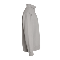 ComfortWash by Hanes Unisex Garment-Dyed Quarter-Zip Sweatshirt, Concrete Grey, Right Sleeve view