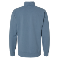 ComfortWash by Hanes Unisex Garment-Dyed Quarter-Zip Sweatshirt, Saltwater, Back view