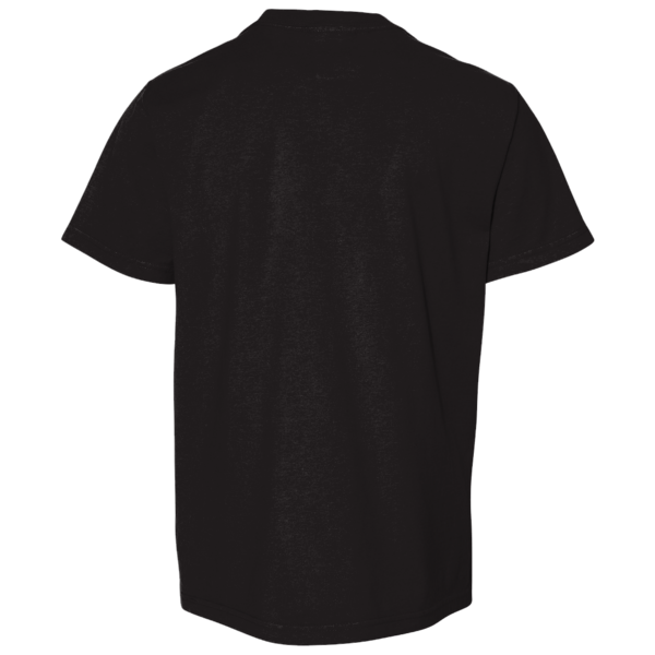 ComfortWash by Hanes Youth Garment-Dyed T-Shirt, Black, Back view