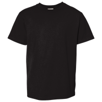 ComfortWash by Hanes Youth Garment-Dyed T-Shirt, Black, Front view
