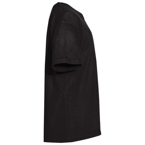 ComfortWash by Hanes Youth Garment-Dyed T-Shirt, Black, Right Sleeve view