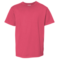 ComfortWash by Hanes Youth Garment-Dyed T-Shirt, Crimson Fall, Front view