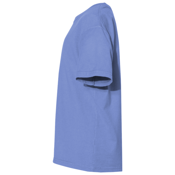 ComfortWash by Hanes Youth Garment-Dyed T-Shirt, Deep Forte Blue, Left Sleeve view