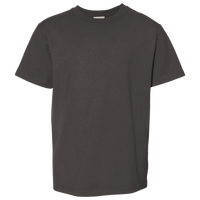 ComfortWash by Hanes Youth Garment-Dyed T-Shirt, New Railroad Grey, Front view