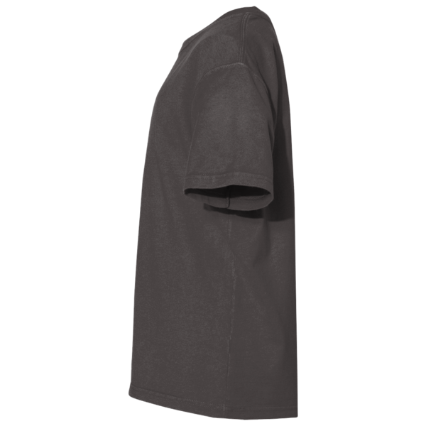 ComfortWash by Hanes Youth Garment-Dyed T-Shirt, New Railroad Grey, Left Sleeve view