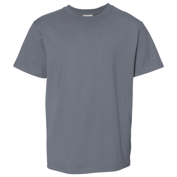 ComfortWash by Hanes Youth Garment-Dyed T-Shirt, Saltwater, Front view