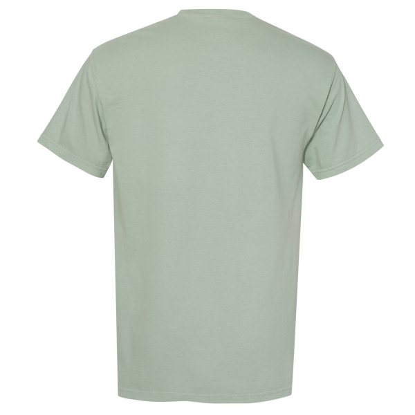 Comfort Colors Garment-Dyed Heavyweight Pocket T-Shirt, Bay, Back view