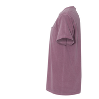 Comfort Colors Garment-Dyed Heavyweight Pocket T-Shirt, Berry, Left Sleeve view