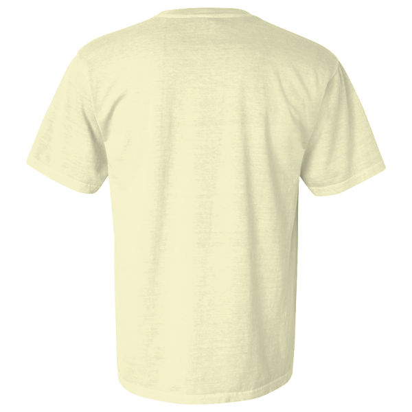 Comfort Colors Garment-Dyed Heavyweight T-Shirt, Banana, Back view