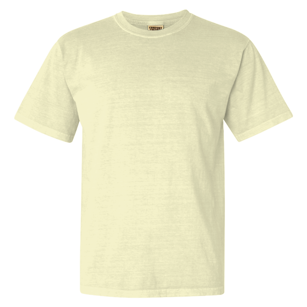 Comfort Colors Garment-Dyed Heavyweight T-Shirt, Banana, Front view