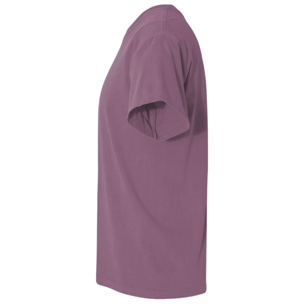 Comfort Colors Garment-Dyed Heavyweight T-Shirt, Berry, Left Sleeve view