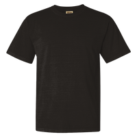 Comfort Colors Garment-Dyed Heavyweight T-Shirt, Black, Front view