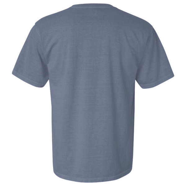 Comfort Colors Garment-Dyed Heavyweight T-Shirt, Blue Jean, Back view