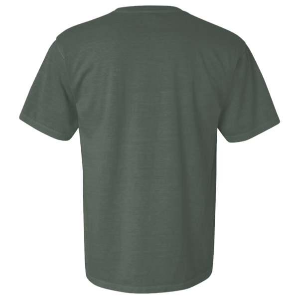 Comfort Colors Garment-Dyed Heavyweight T-Shirt, Blue Spruce, Back view