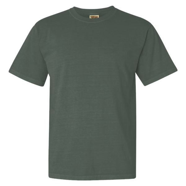 Comfort Colors Garment-Dyed Heavyweight T-Shirt, Blue Spruce, Front view