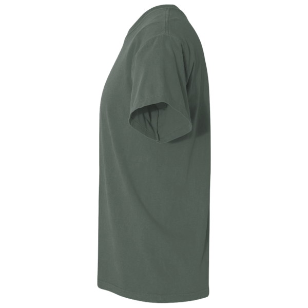 Comfort Colors Garment-Dyed Heavyweight T-Shirt, Blue Spruce, Left Sleeve view