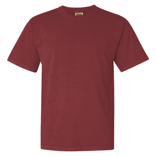 Comfort Colors Garment-Dyed Heavyweight T-Shirt, Brick, Front view