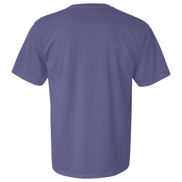 Comfort Colors Garment-Dyed Heavyweight T-Shirt, Grape, Back view