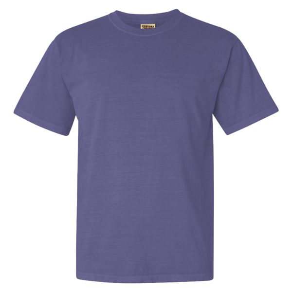 Comfort Colors Garment-Dyed Heavyweight T-Shirt, Grape, Front view