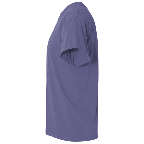 Comfort Colors Garment-Dyed Heavyweight T-Shirt, Grape, Left Sleeve view