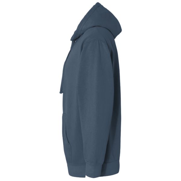 Comfort Colors Ring Spun Hooded Sweatshirt, Blue Jean, Left Sleeve view