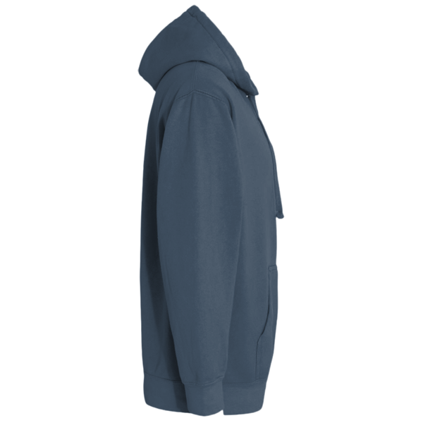 Comfort Colors Ring Spun Hooded Sweatshirt, Blue Jean, Right Sleeve view