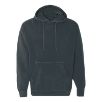 Comfort Colors Ring Spun Hooded Sweatshirt, Denim, Front view