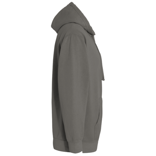 Comfort Colors Ring Spun Hooded Sweatshirt, Grey, Right Sleeve view