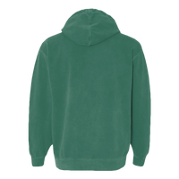 Comfort Colors Ring Spun Hooded Sweatshirt, Light Green, Back view