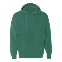 Comfort Colors Ring Spun Hooded Sweatshirt, Light Green, Front view