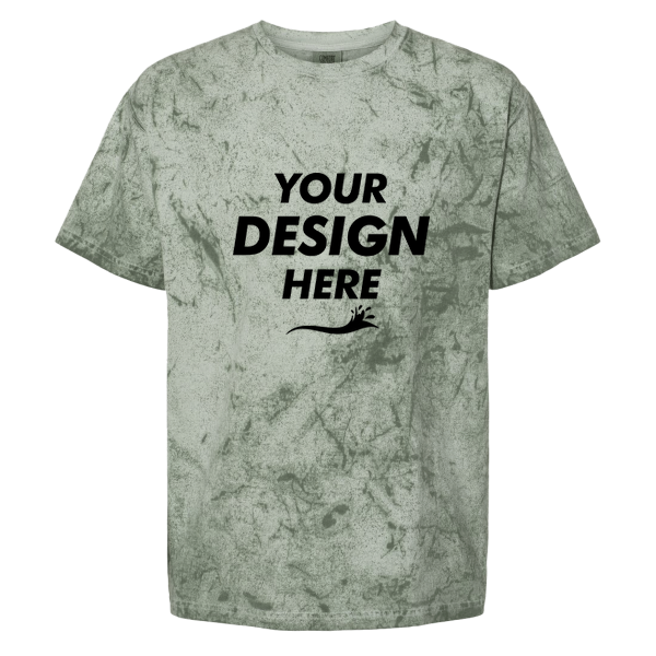 Comfort Colors Unisex Colorblast™ Heavyweight T-Shirt, Fern, Front view, Mockup