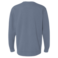 Comfort Colors Unisex Garment-Dyed Crewneck Sweatshirt, Blue Jean, Back view