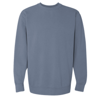 Comfort Colors Unisex Garment-Dyed Crewneck Sweatshirt, Blue Jean, Front view