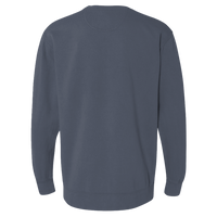 Comfort Colors Unisex Garment-Dyed Crewneck Sweatshirt, Denim, Back view