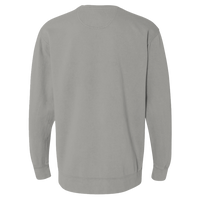 Comfort Colors Unisex Garment-Dyed Crewneck Sweatshirt, Grey, Back view