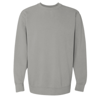 Comfort Colors Unisex Garment-Dyed Crewneck Sweatshirt, Grey, Front view