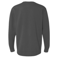 Comfort Colors Unisex Garment-Dyed Crewneck Sweatshirt, Pepper, Back view