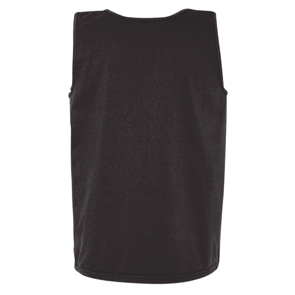 Comfort Colors Unisex Garment-Dyed Heavyweight Tank Top, Black, Back view