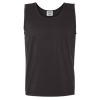 Comfort Colors Unisex Garment-Dyed Heavyweight Tank Top, Black, Front view