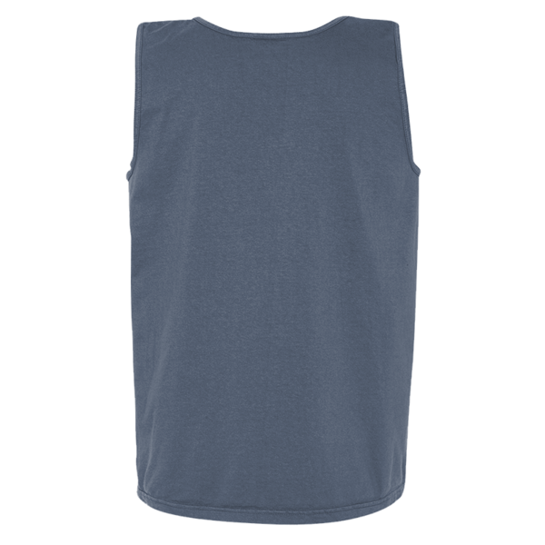 Comfort Colors Unisex Garment-Dyed Heavyweight Tank Top, Blue Jean, Back view