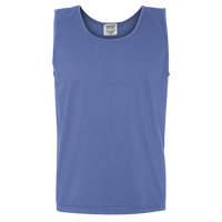 Comfort Colors Unisex Garment-Dyed Heavyweight Tank Top, Flo Blue, Front view