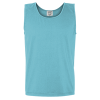 Comfort Colors Unisex Garment-Dyed Heavyweight Tank Top, Lagoon, Front view