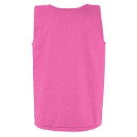 Comfort Colors Unisex Garment-Dyed Heavyweight Tank Top, Neon Pink, Back view