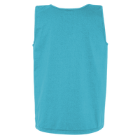 Comfort Colors Unisex Garment-Dyed Heavyweight Tank Top, Sapphire, Back view