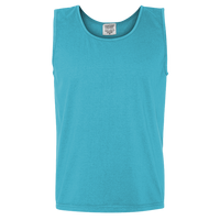Comfort Colors Unisex Garment-Dyed Heavyweight Tank Top, Sapphire, Front view