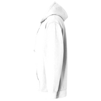 Comfort Colors Unisex Garment-Dyed Hooded Sweatshirt, White, Left Sleeve view