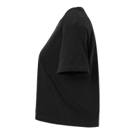Comfort Colors Women's Garment-Dyed Heavyweight Boxy T-Shirt, Black, Left Sleeve view